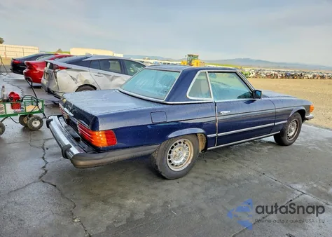 1983 Mercedes-Benz 380 Sl z USA, uszkodzony, nr VIN WDBBA45A9DB021856